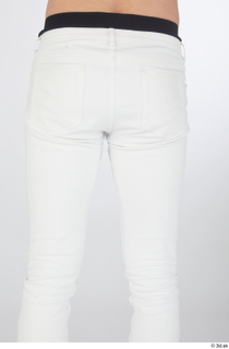 Chadwick buttock casual dressed thigh white jeans 0003.jpg